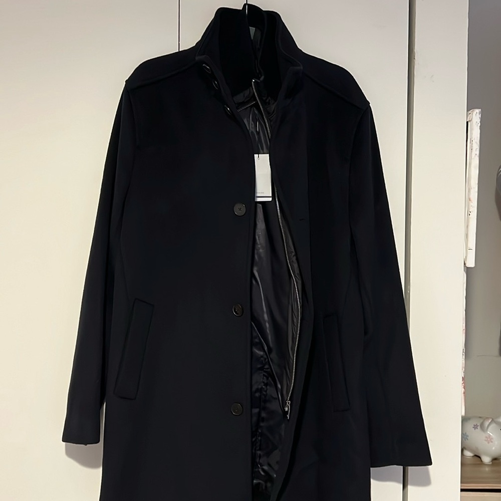 Reiss wool navy jacket. Size large. New with tags